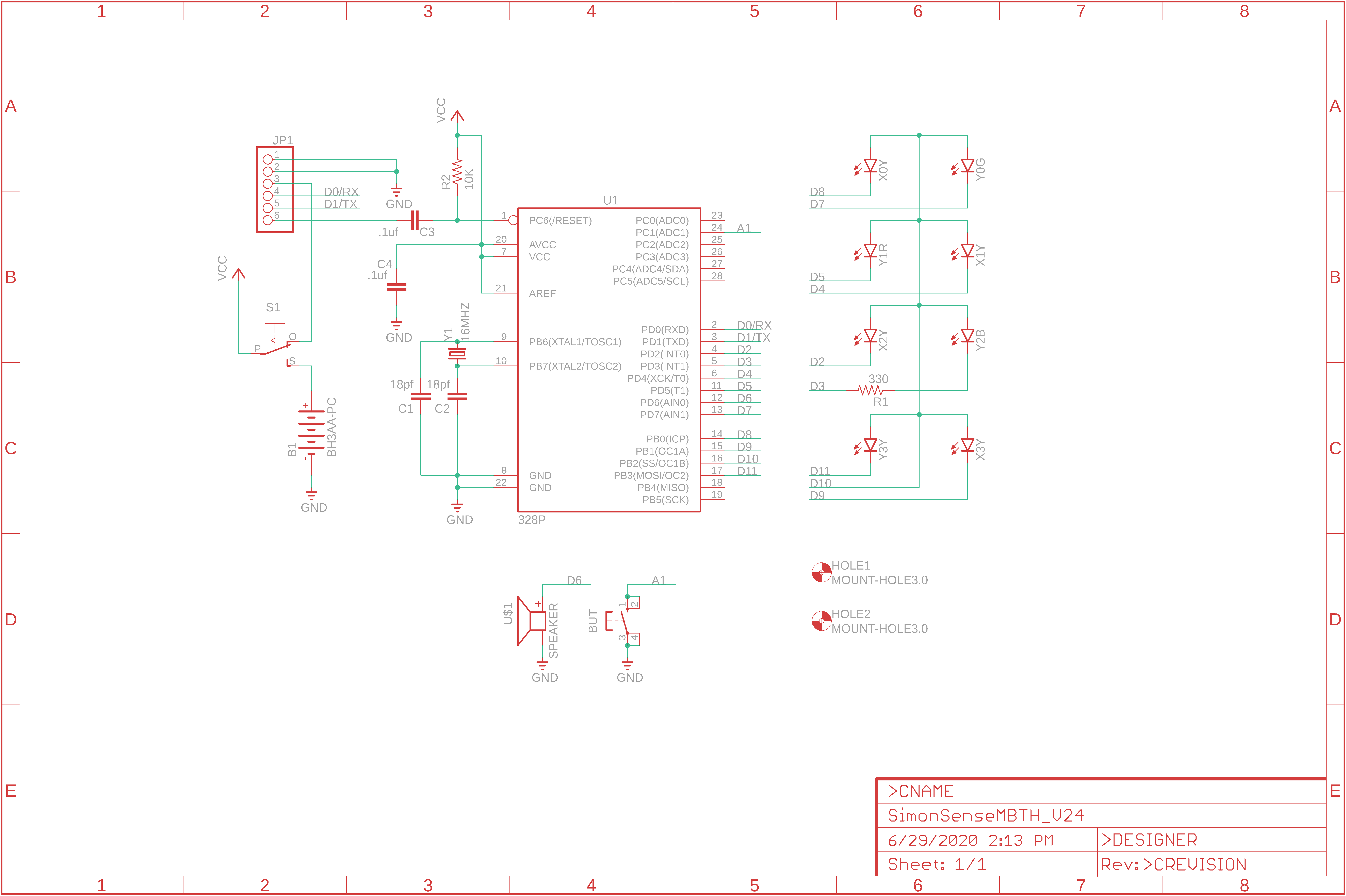 SimonSense Schematic